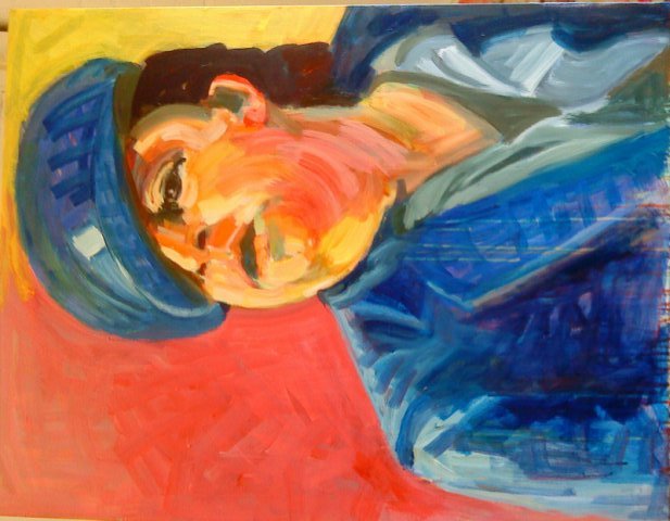 Akryl p lrred, 70x100