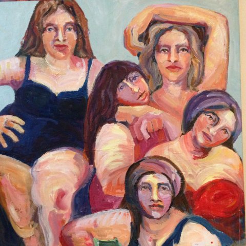 Akryl p lrred, 100x100