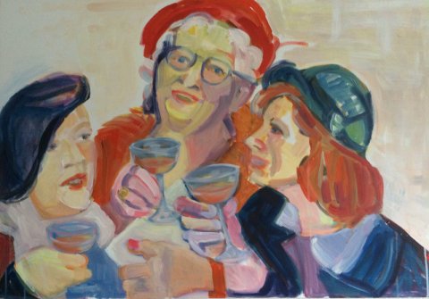 Akryl p lrred, 70x100