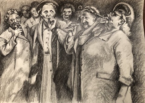 blyant p papir, 30x42