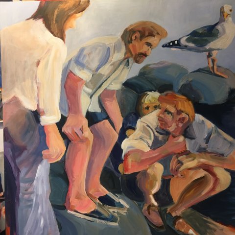 Akryl p lrred, 100x100