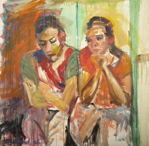 Akryl p lrred, 100x100