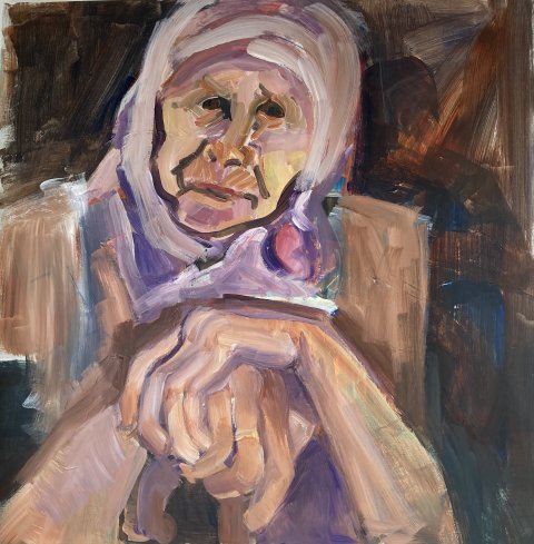 akryl p lrred, 70x70