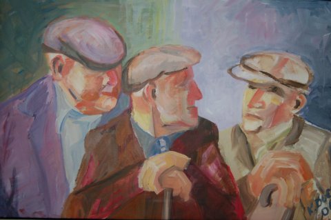 Akryl p lrred, 70x100