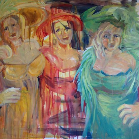 Akryl p lrred, 100x100